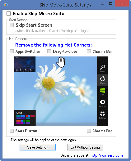 Como usar Skip Metro Suite para Windows 8.